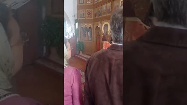 Воскресная служба в храме великомученика Георгия Победоносца с. Юрьево-Девичье смотреть онлайн