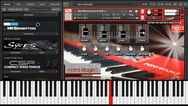 🔥 Piano NORD STAGE 2 para KONTAKT| Samples GRATIS| Descárgalo en la descripción| смотреть онлайн