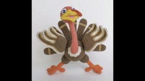 Amigurumi Gobbler. Сrochet Turkey toy. Presentation / Индюшонок крючком. Новая игрушка амигуруми.