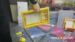 Люк под плитку ЛсИС серии "РР" (Ревизионный Регулируемый) ЛЮКИ⭐ДЕЛАЙТ