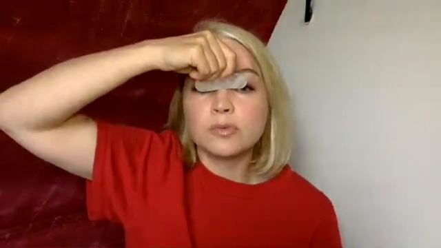 Приёмы массажа Гуаша для расслабления межбровья | Facebuilding | Jenya Baglyk Face School