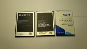 Аккумулятор повышенной емкости для смартфона, сравнение веса