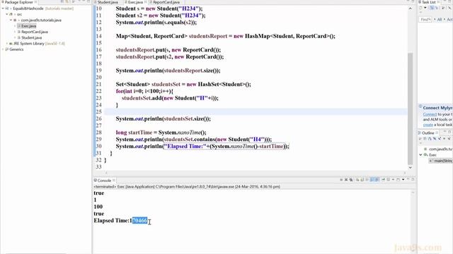 overriding equals and hashcode in java - Part 2 | Impact on collections performance | Java9s.com