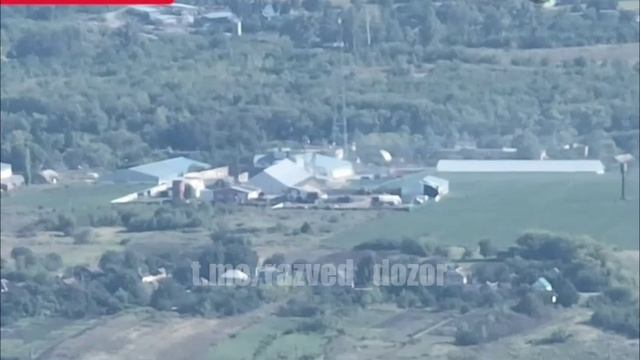 Удары по позициям ВСУ в н.п. Александровка, Сумской области/Strikes at the AFU positions in Aleksand