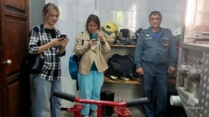 В Самаре 1 пожарно-спасательную часть посетили блогеры