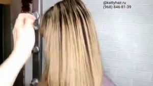 Наращивание на супер короткие волосы в Kattyhair