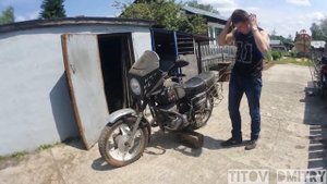 Заводим Иж Планета 5 которая стояла 5 лет