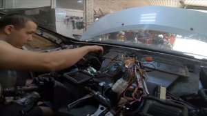 Toyota Alphard.Меняем ЧУДО печку на ЗАВОДСКУЮ. Подписчику из Брянска!!!!