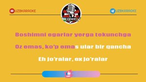 Jaloliddin Axmadaliyev joralar karaoke