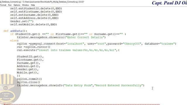 How to Connect to MySQL Database, Insert, Update, Delete and Search in Python - Part 2 of 2 смотреть онлайн