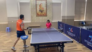 amazing 8 year old talent making Backhand Banana Flick | Ti Long tutorial