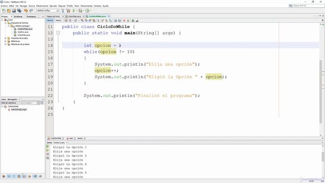 El Ciclo do while en Java смотреть онлайн