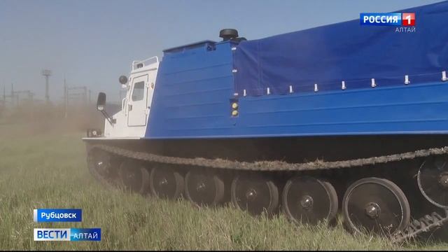 В Рубцовске испытали новые вездеходы, которые сделали по спецзаказу для томской компании смотреть онлайн