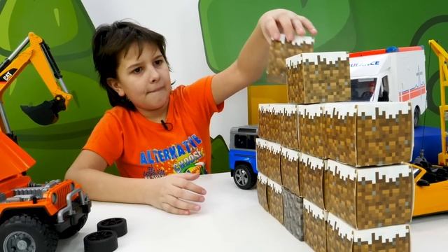Игры minecraft - Прокачиваем Джип для Стива Майнкрафт Лего! - Видео игры машинки для мальчиков смотреть онлайн