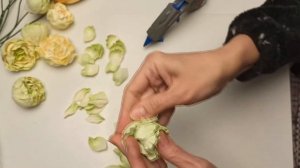 Пионы из фоамирана. Букет своими руками.
