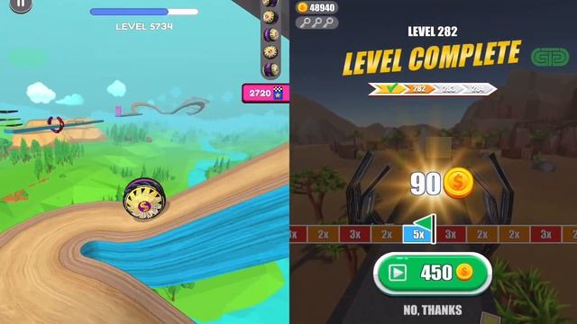 Going Balls Vs Action Balls, Rolling Ball Sky Escape Satisfying Mobile Android,iOS Games All Levels
