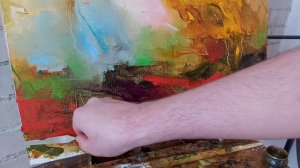 МАСЛЯНАЯ ЖИВОПИСЬ ДЛЯ НАЧИНАЮЩИХ ХУДОЖНИКОВ. Как писать маслом/мастихином. #живопись_мастихином