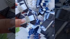 DIY Школьные Бантики/Галстуки и не только для школы ? Обзор моих работ ? Бантики #handmade #diy