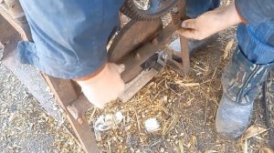 Соломорезка с коллекторным двигателем от стиральной машины