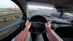 Mercedes C Class W203 Coupe | C180 129HP | POV Test Drive