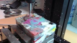 The First tool Mini vertical milling machine trial Shenzhen Zhouyu