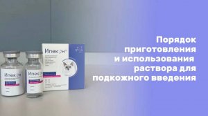 Как правильно готовить препарат Ипекон и делать укол животному?