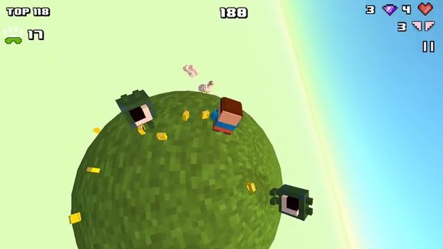 YuYu Galaxy Game Play (Mario Galaxy Meets PACMAN In A Retro Endless Runner For IPhone And Android)