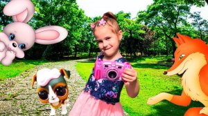 Куклы ЛОЛ и новый фотоаппарат ПРОПАЛИ Алина и Юляшка  в поисках