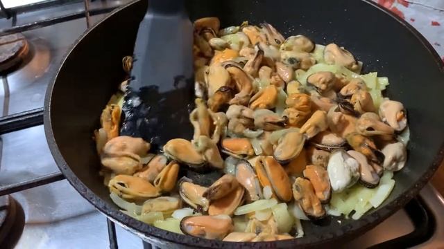 Как я готовлю мидии | Cпособ приготовления мидий смотреть онлайн