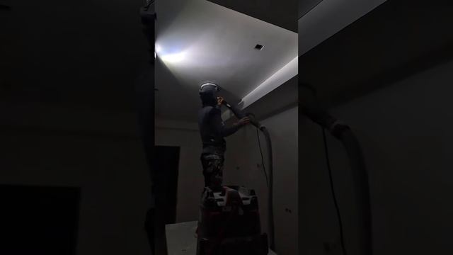 #plastering #finishing #painting #шпаклёвка #шпатлевка #шпаклевка #шпатлёвка шлифовка потолка