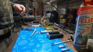 Педальный узел мопеда . Сборка педалей Рига 7 .