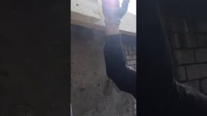 Навес из цементноазбестовых труб часть 4