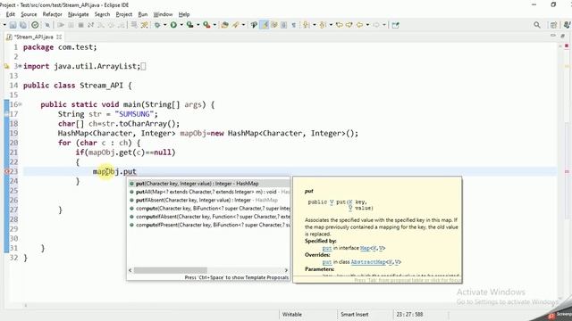 Find all Non-Repeated Characters in a String |  HashMap, Stream API in Java