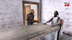 Grandpa love Granny Barbie  ► funny horror animation granny and grandpa