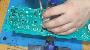 Ремонт электронного модуля Bosch maxx 4 - Замена процессора MC908AB32