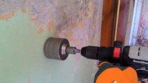 Как удалить старую краску со стены. Способ №3 — коронка. Эксперт — Андрюха.
