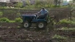 булат 120 мини трактор , испытание культиватора после модернизации,потеряли лапу