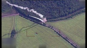 Уничтожение 3-х РСЗО М142 HIMARS в Сумах 15-16 августа 2024 г.