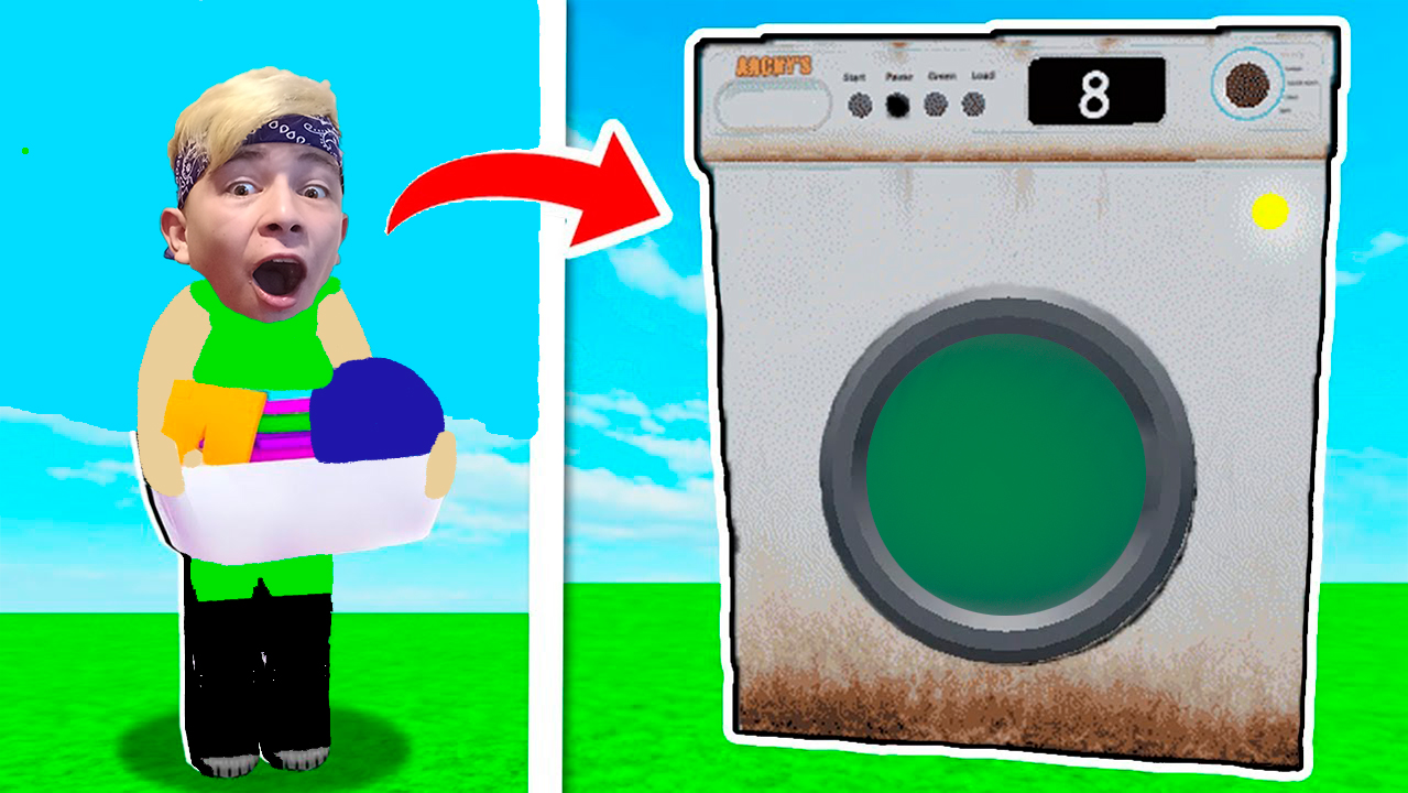 СИМУЛЯТОР СТИРАЛЬНОЙ МАШИНЫ в ROBLOX ! ? Laundry Simulator в Роблоксе!