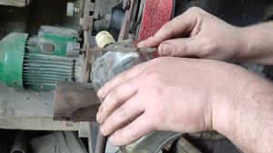 Кованый нож из 110х18 м-шд