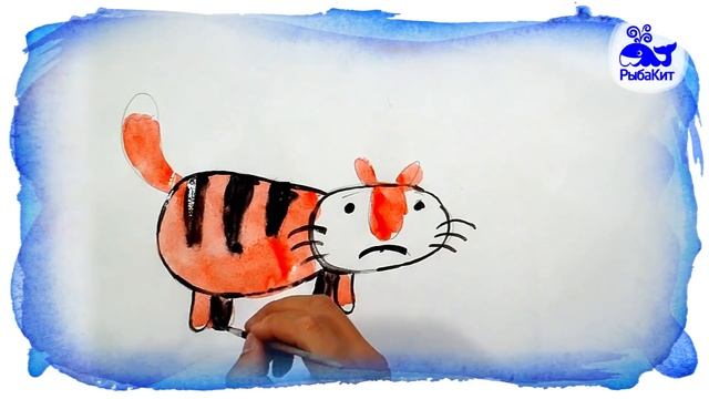 Мультик про КОШЕК | Рисуем Кошек Акварелью | Развивающее занятие для детей смотреть онлайн