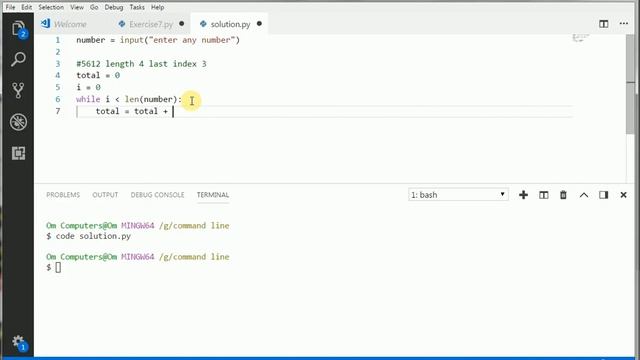 #51 Seventh Exercise Solution in python // Complete Python tutorial(2020)? смотреть онлайн