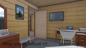 Проект дома из бруса для большой семьи "Барселона" на участке 6 соток