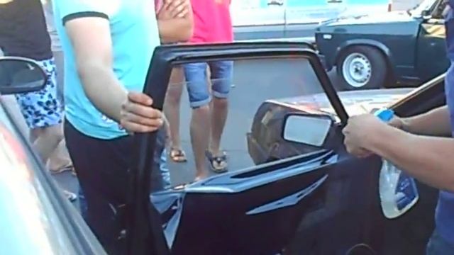 Как наносить  съемную тонировку! БЫСТРО