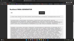 9JS paragraph generator Responsive Website Pure HTML CSS SASS JavaScript with Animations and Effect