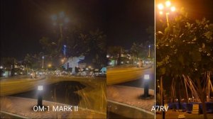 OM Systems OM-1 Mark II VS Sony A7RV | NIGHT MODE | Camera Test