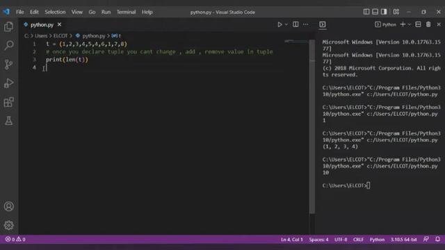 Python Tamil - Python tuples in Tamil - Learn Python By Problem Solving - Hackerrank Problem Solvin