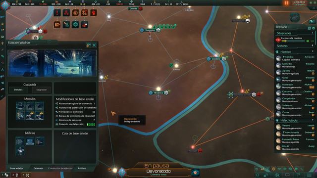 STELLARIS 3.8 [DEVORADORES] - Ep.33 "¡Crisis!" Gameplay Español смотреть онлайн