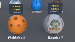 Ball Size Comparison 3D 2022 | Sports Ball