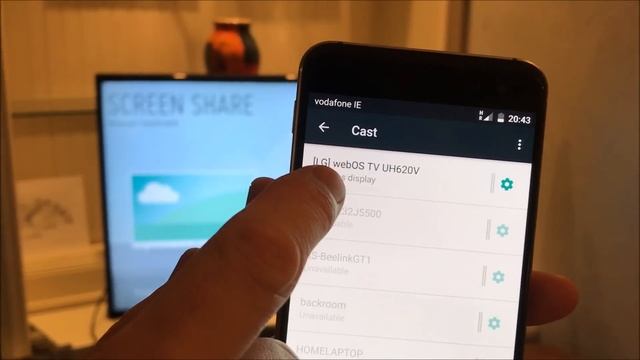 How To CAST Android Phone to LG TV using SCREEN SHARE смотреть онлайн